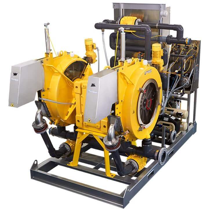 Skid System Rotary Fan Press by Prime Solution