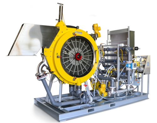 Rotary Fan Press Skid System